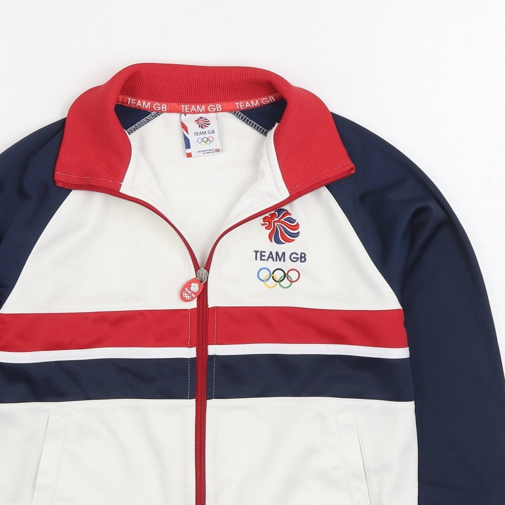 Team GB Mens Multicoloured Jacket Size S Zip