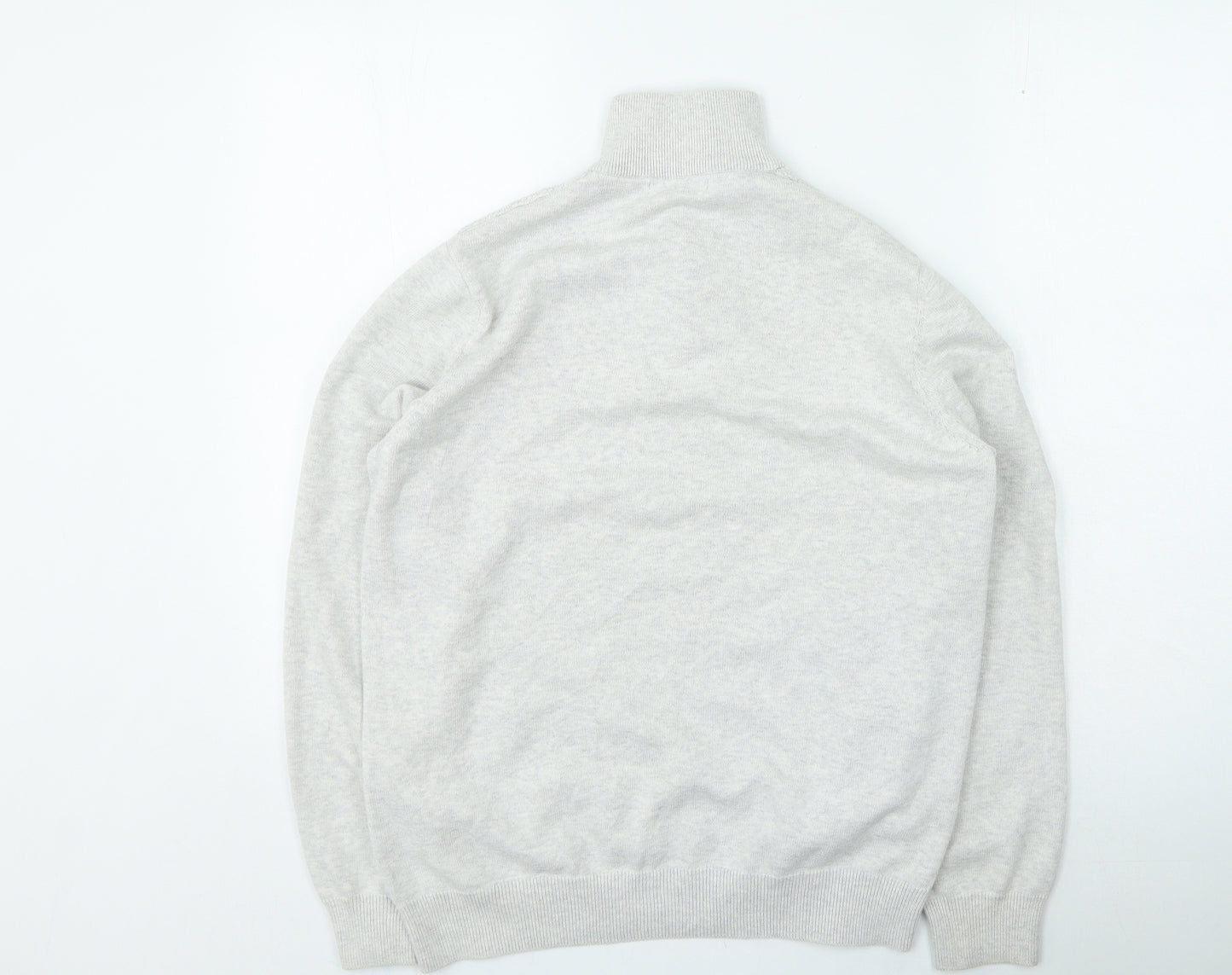 TU Mens Grey Cotton Pullover Sweatshirt Size M