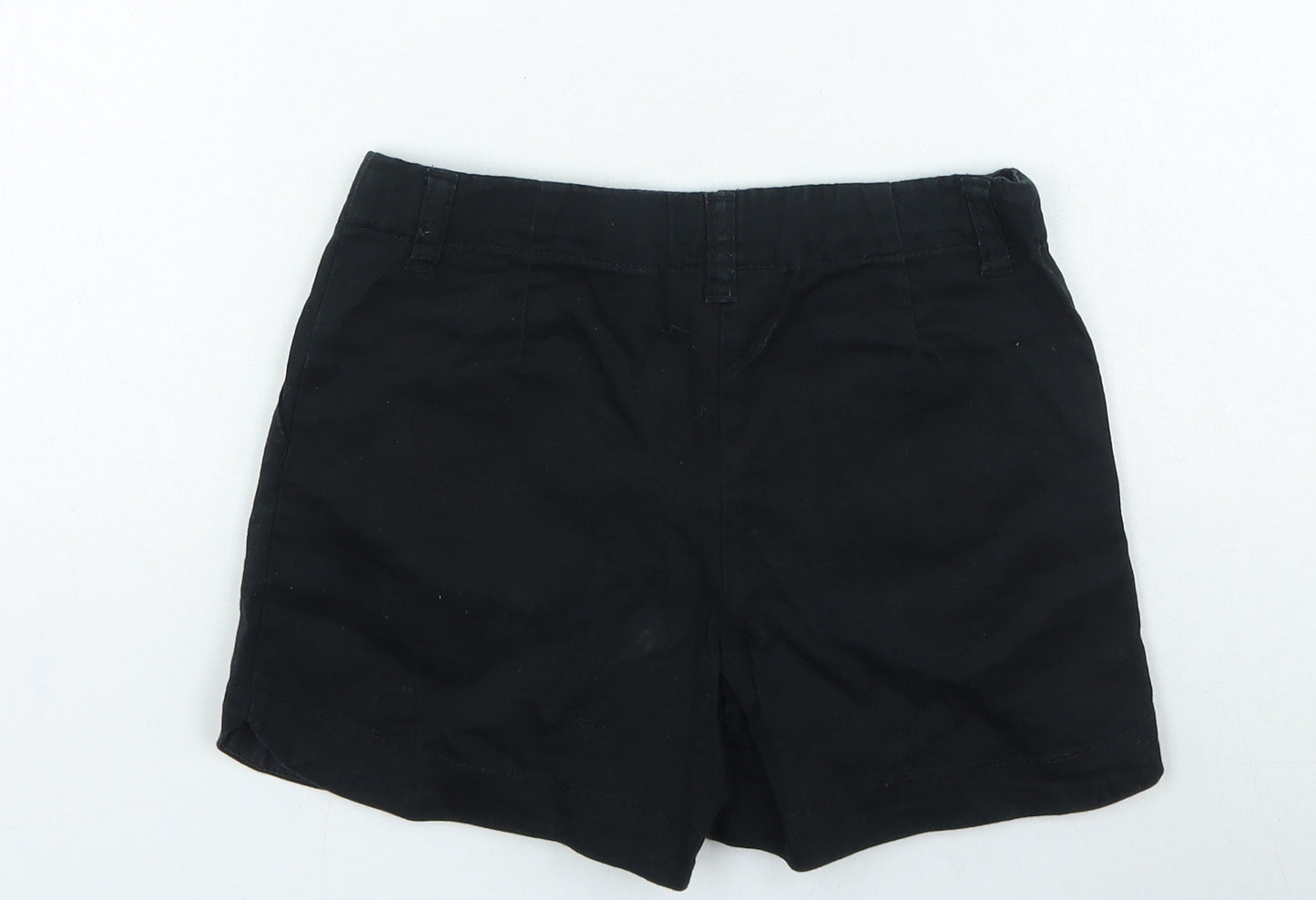 NEXT Girls Black Cotton Hot Pants Shorts Size 8 Years Regular