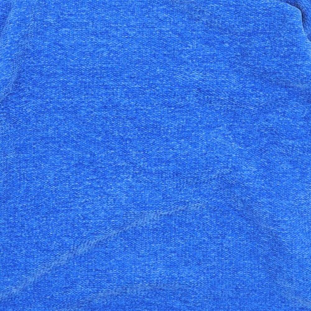 Studio Womens Blue Round Neck Polyester Pullover Jumper Size 16