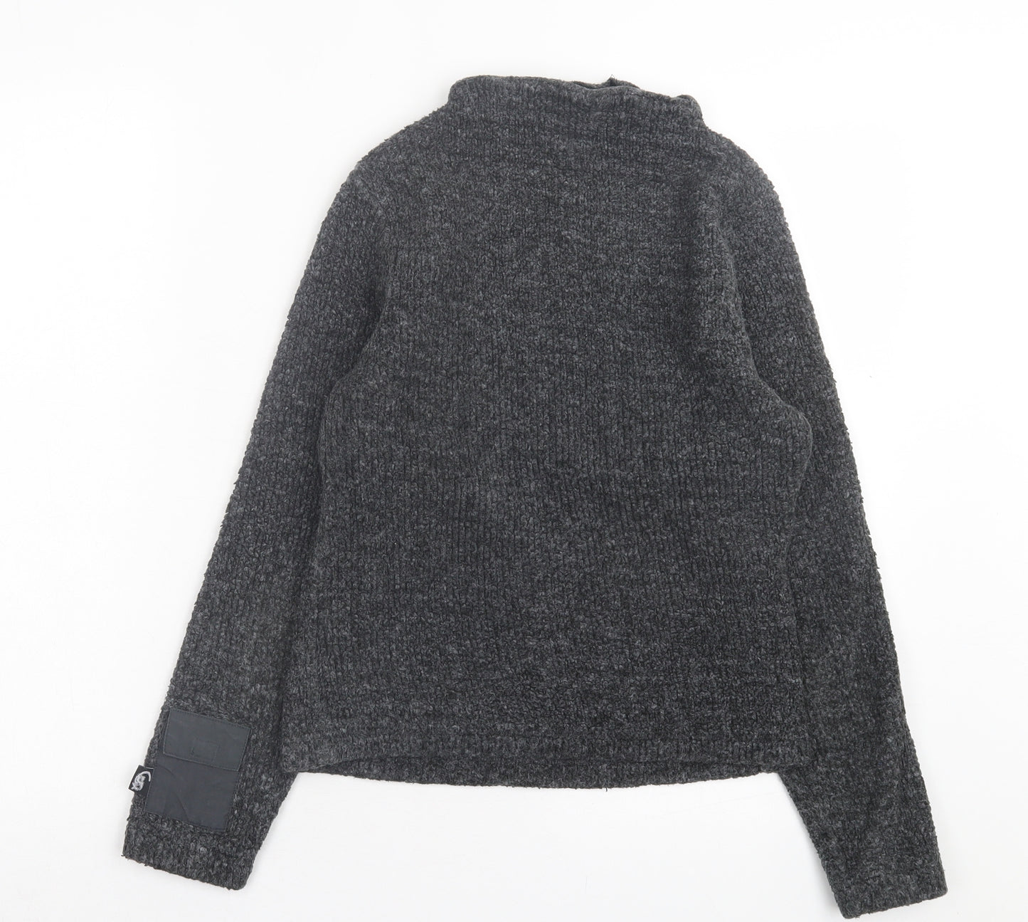 Kangaroo Poo Womens Grey Polyester Pullover Sweatshirt Size 12 Pullover