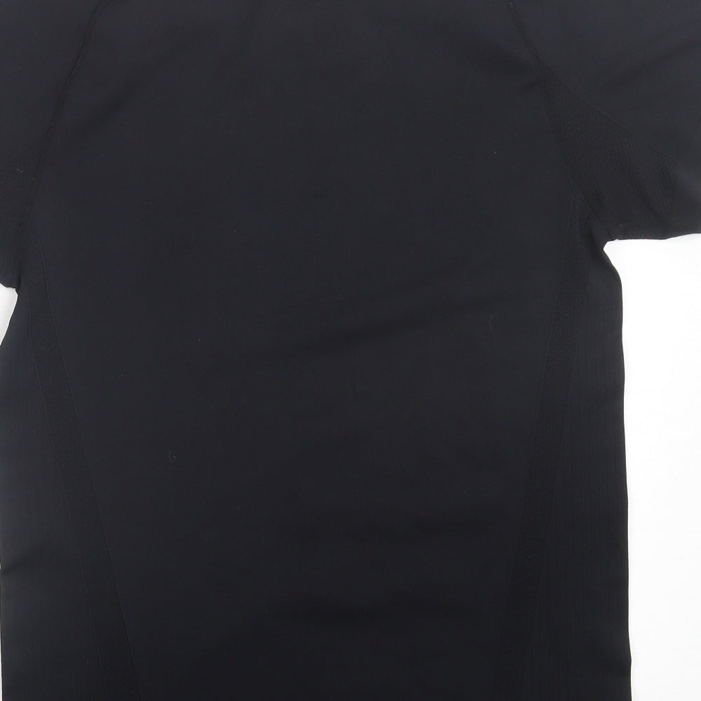 Primark Womens Black Polyester Basic T-Shirt Size XL Crew Neck Pullover