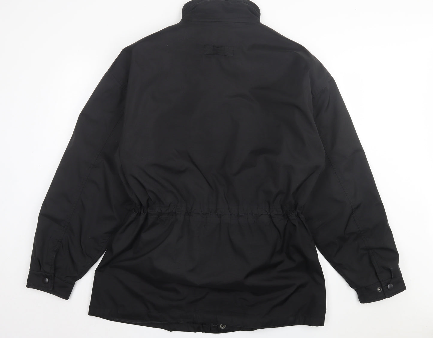 Result Mens Black Jacket Coat Size L Zip