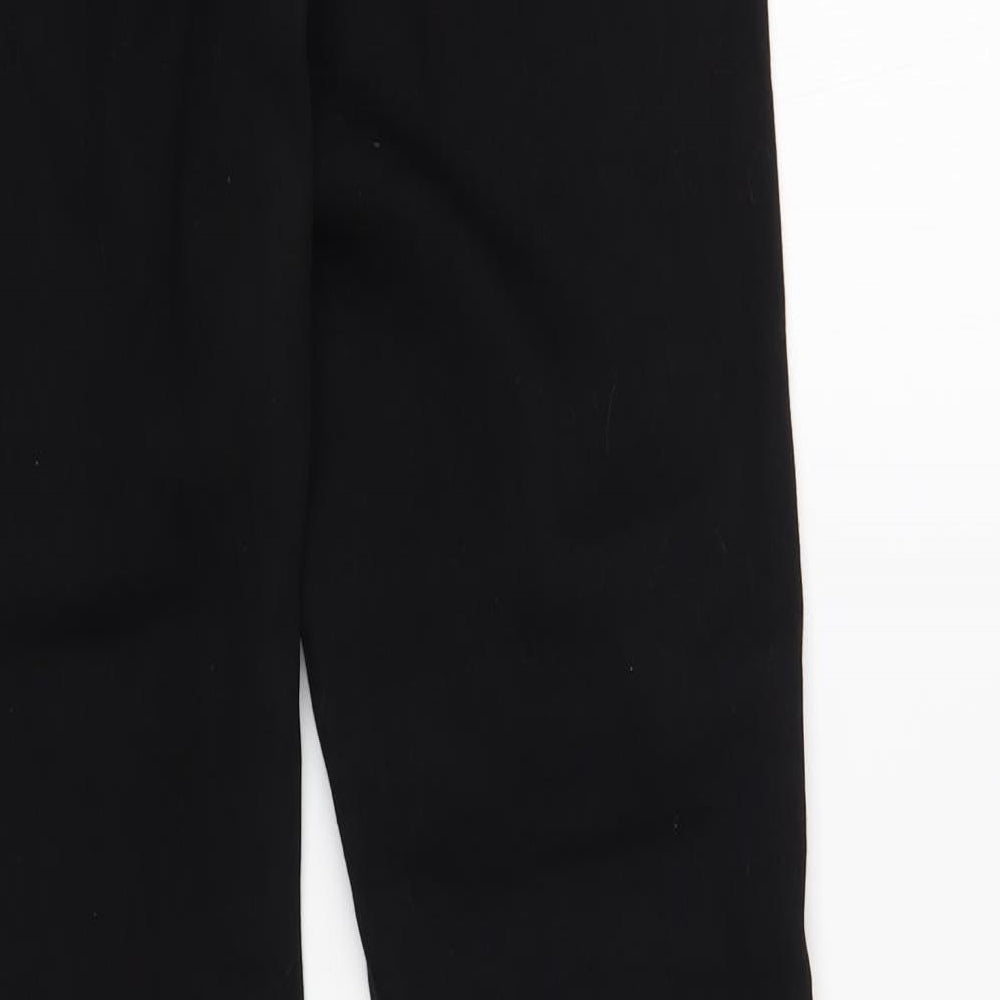 Zara Womens Black Cotton Skinny Jeans Size 12 L32 in Regular Button