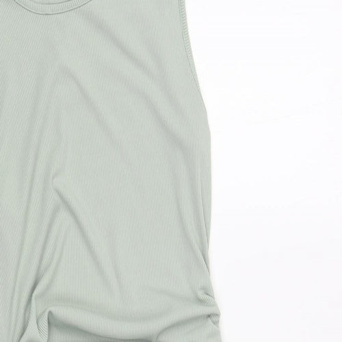 SheIn Womens Green Polyester Bodycon Size M Crew Neck Pullover