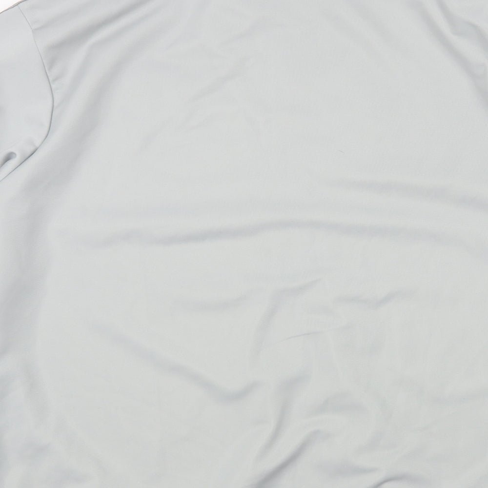 Umbro Mens Grey Polyester Full Zip Sweatshirt Size 3XL - West Ham United