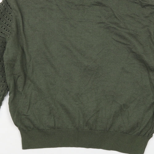 Atmosphere Womens Green Collared Polyester Full Zip Jumper Size 16