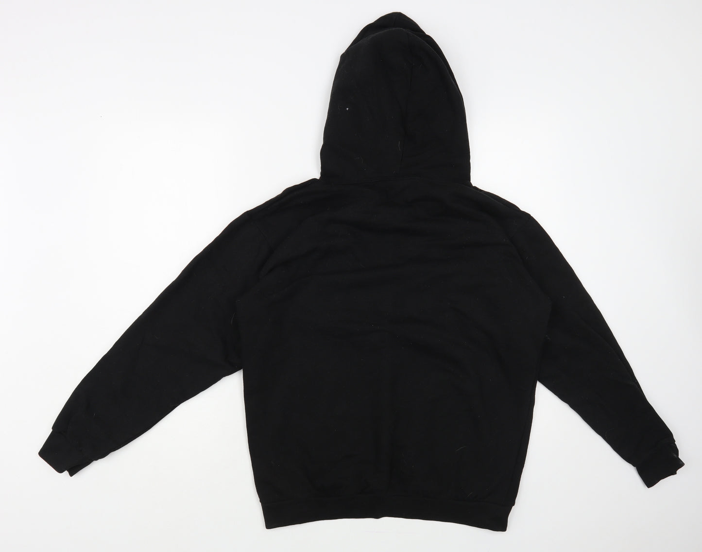 Stars & Stripes Womens Black Cotton Pullover Hoodie Size M Pullover - The Boss