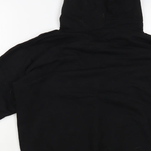 Stars & Stripes Womens Black Cotton Pullover Hoodie Size M Pullover - The Boss