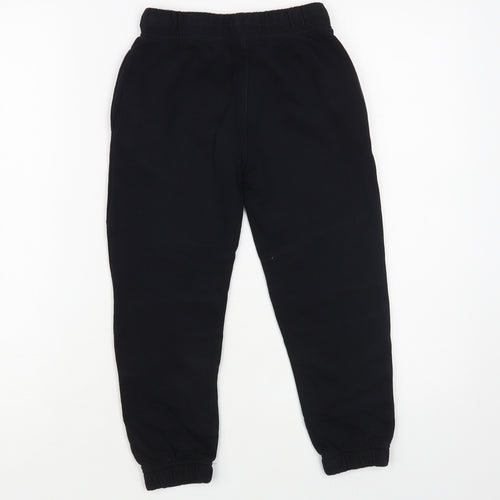 George Boys Black Camel Jogger Trousers Size 5-6 Years Regular Drawstring