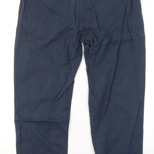 Oasis Womens Blue Cotton Straight Jeans Size 10 L24 in Regular