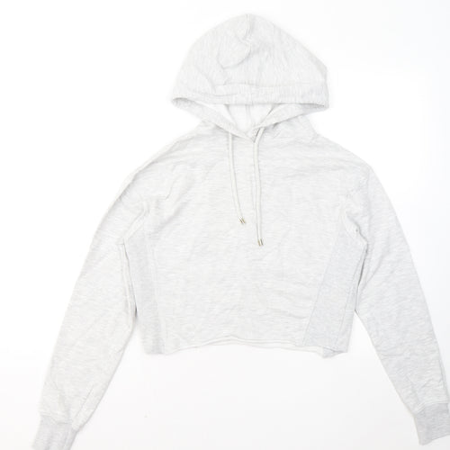 Primark Womens Grey Cotton Pullover Hoodie Size 6