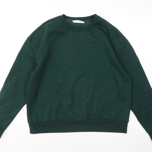 Primark Womens Green Polyester Pullover Sweatshirt Size 10