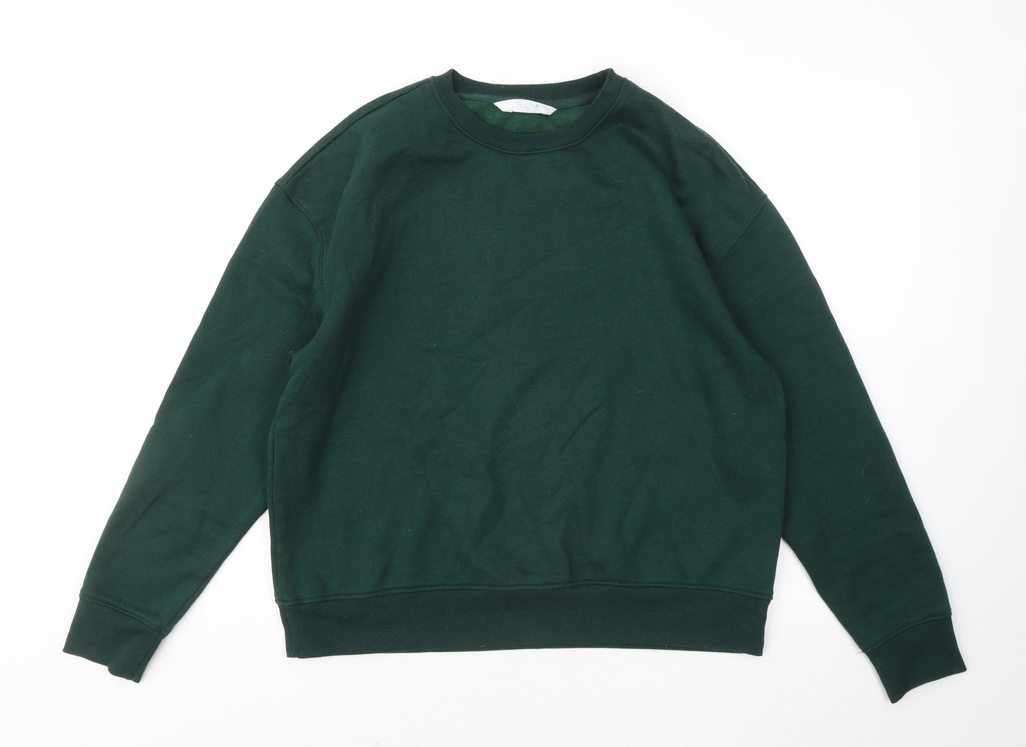 Primark Womens Green Polyester Pullover Sweatshirt Size 10
