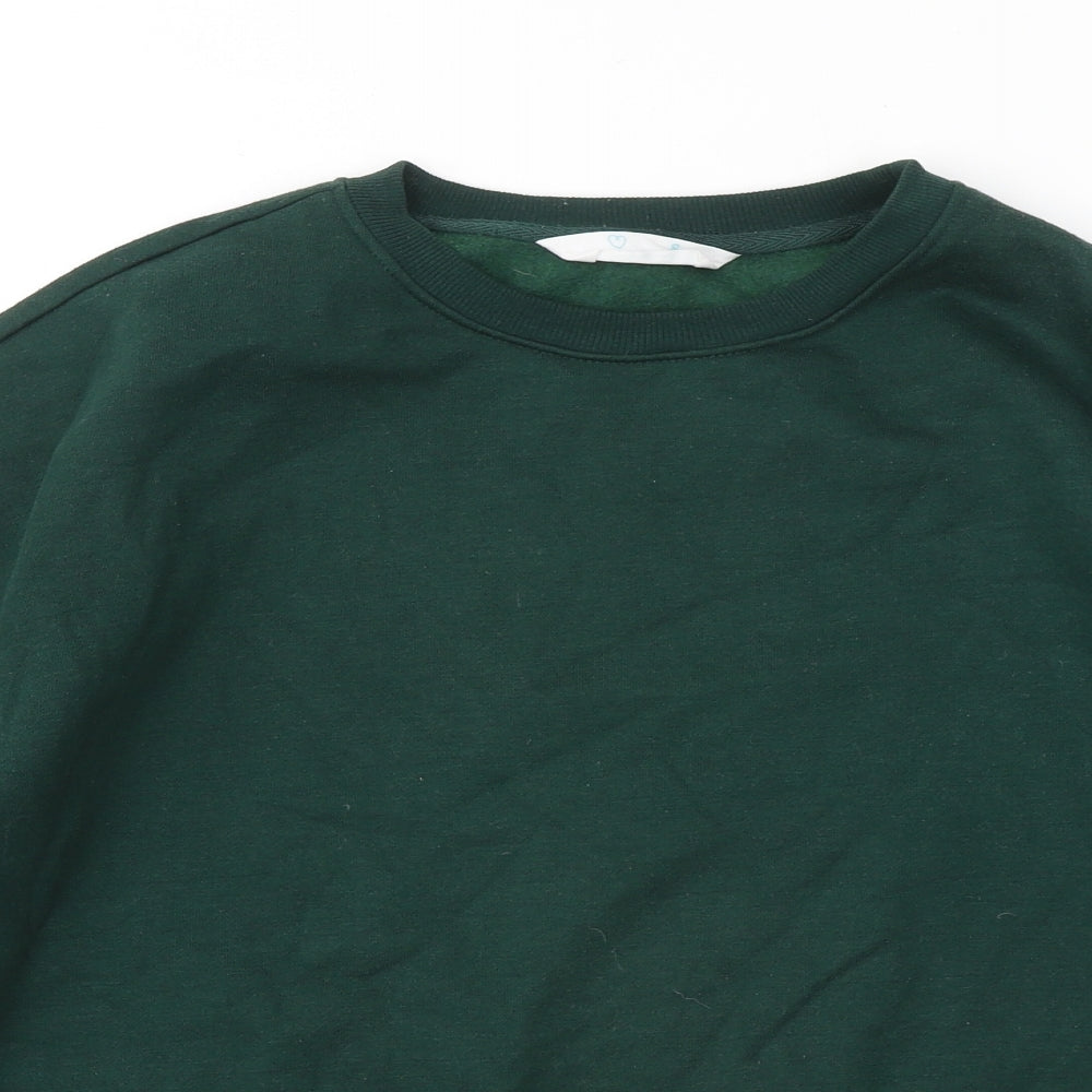 Primark Womens Green Polyester Pullover Sweatshirt Size 10