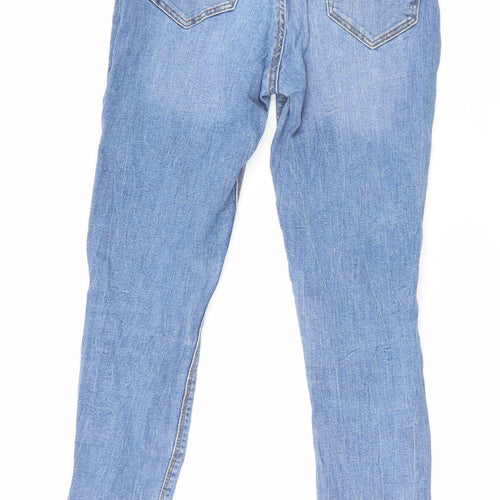 Denim Co Womens Blue Cotton Straight Jeans Size 10 L28 in Regular