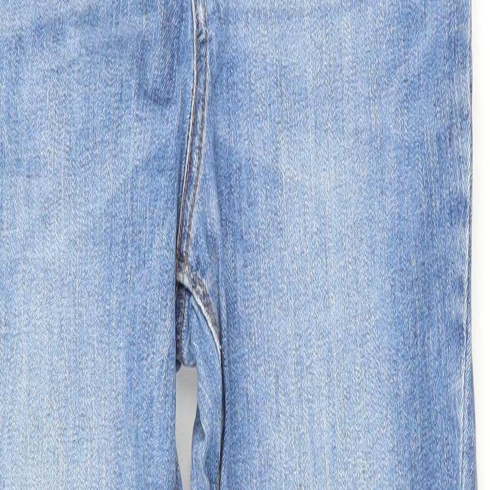Denim Co Womens Blue Cotton Straight Jeans Size 10 L28 in Regular