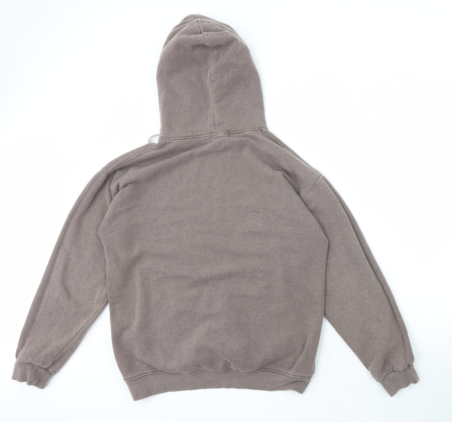 Boohoo Womens Brown Polyester Pullover Hoodie Size S