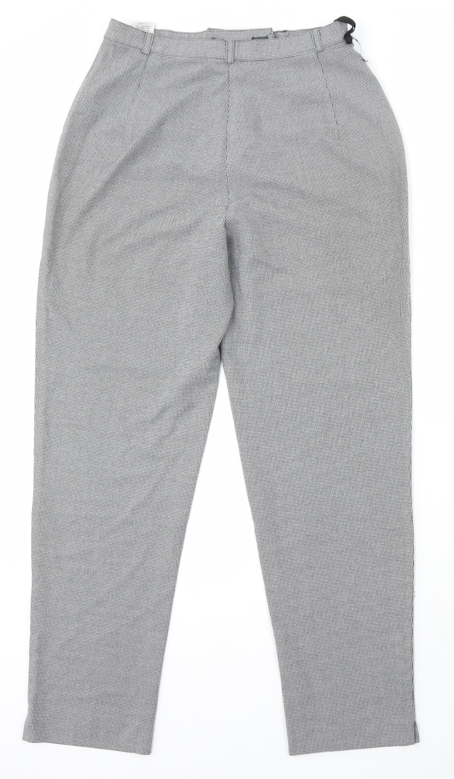 Marks and Spencer Womens Grey Polyester Trousers Size 12 L28 in Regular