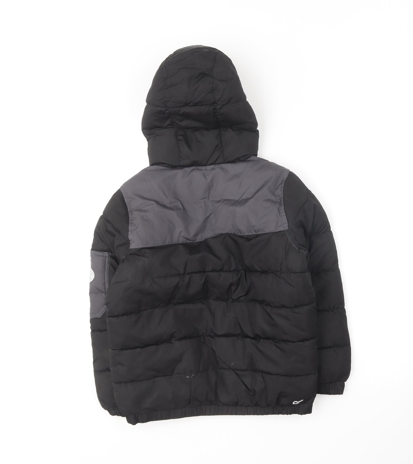 Regatta Boys Black Puffer Jacket Coat Size 7-8 Years