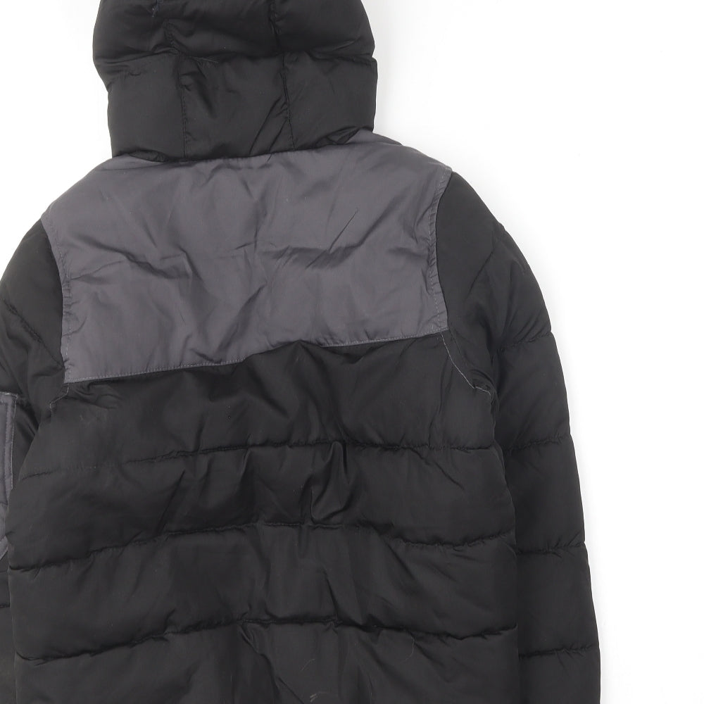 Regatta Boys Black Puffer Jacket Coat Size 7-8 Years