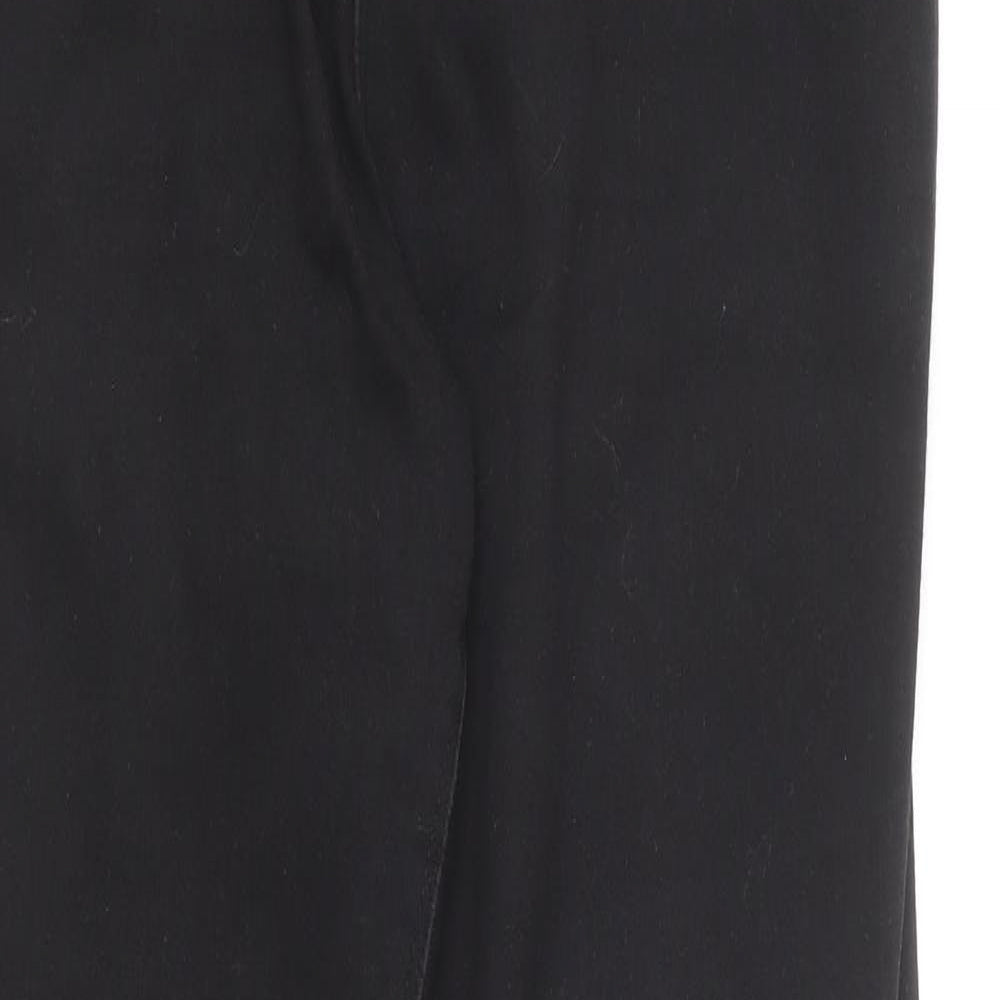 George Womens Black Cotton Jegging Leggings Size 16 L30 in