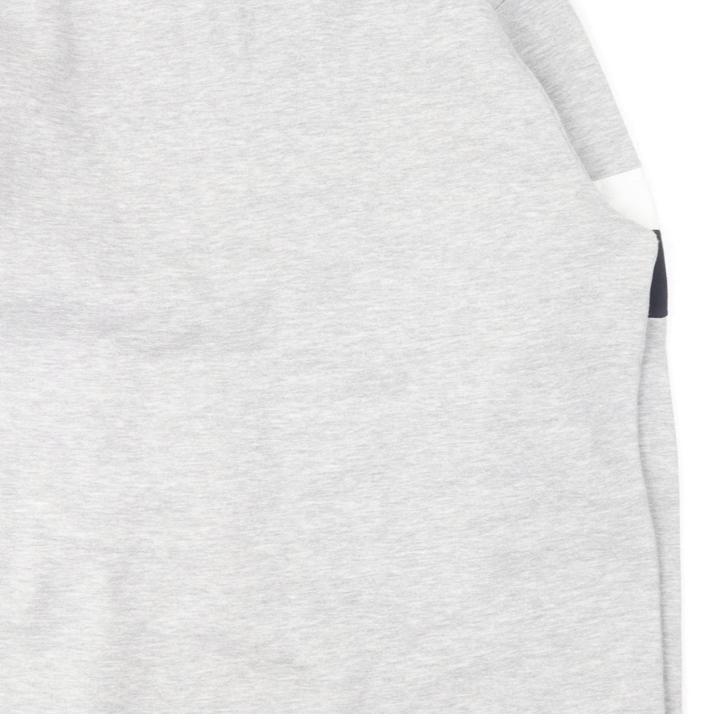 NEXT Mens Grey Round Neck Polyester Pullover Jumper Size L