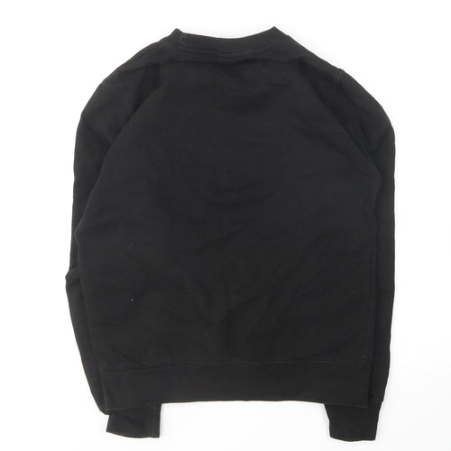 RMDY Mens Black Cotton Pullover Sweatshirt Size S