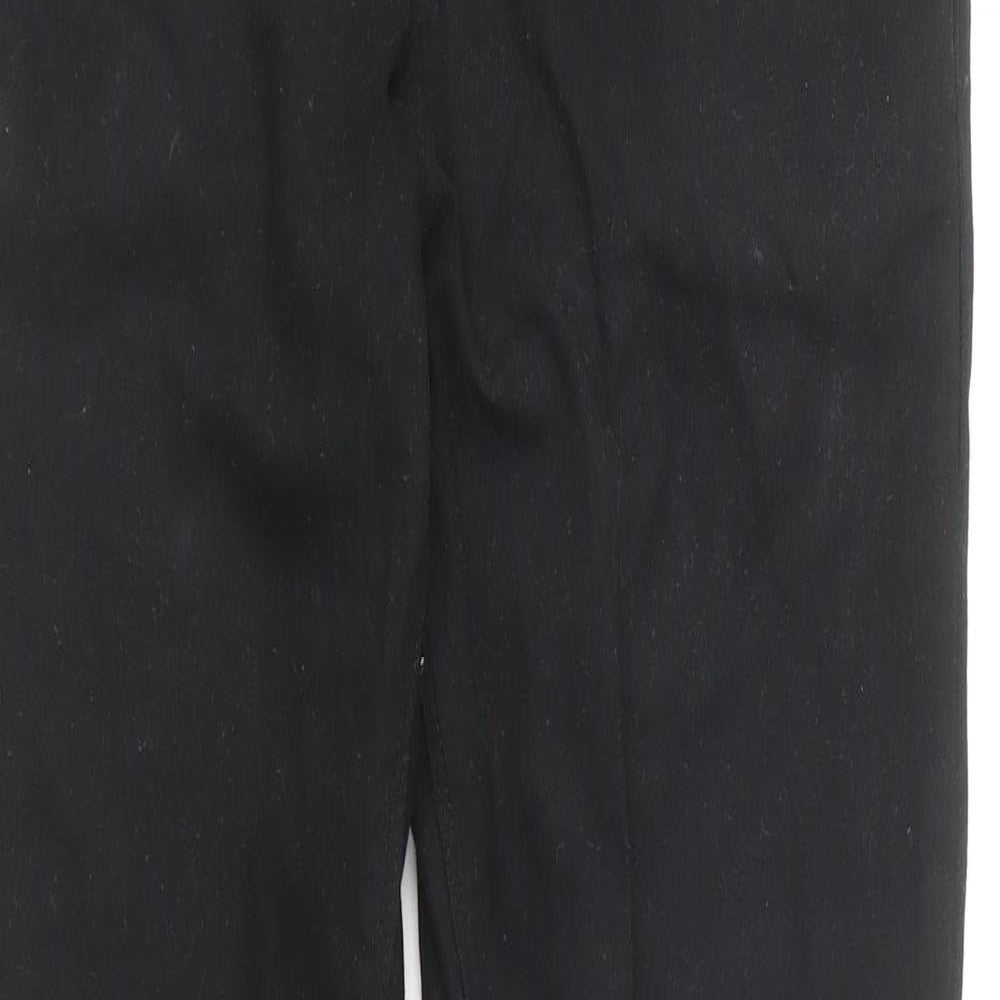 River Island Womens Black Cotton Straight Jeans Size 32 in L34 in Regular
