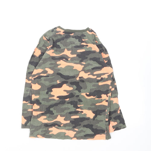 Matalan Boys Multicoloured Camouflage Cotton Basic T-Shirt Size 6 Years Round Neck - NYC