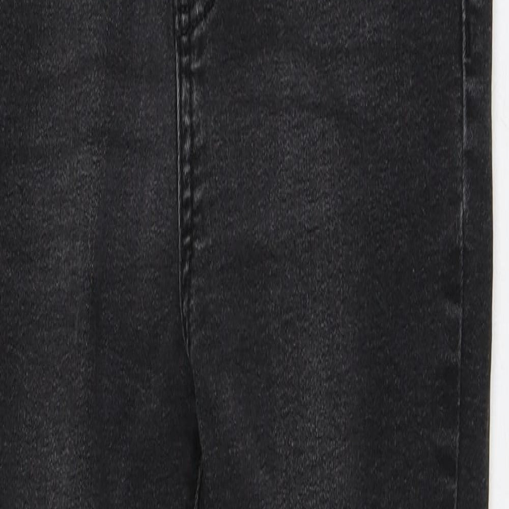 Denim & Co. Womens Black Cotton Skinny Jeans Size 10 L25 in Regular