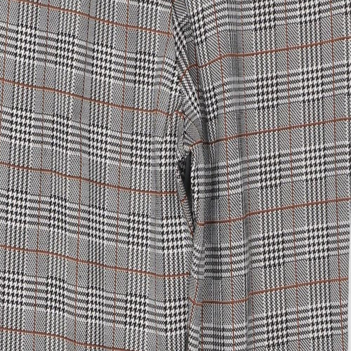 Cameo Rose Womens Multicoloured Plaid Polyester Carrot Trousers Size 8 L27 in Regular