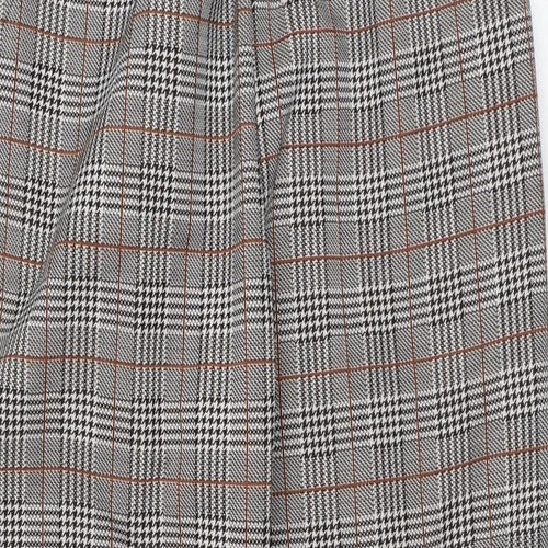 Cameo Rose Womens Multicoloured Plaid Polyester Carrot Trousers Size 12 L28 in Regular