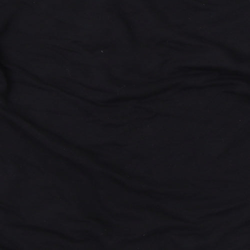 Papaya Womens Black Striped Polyester Pullover Sweatshirt Size 10