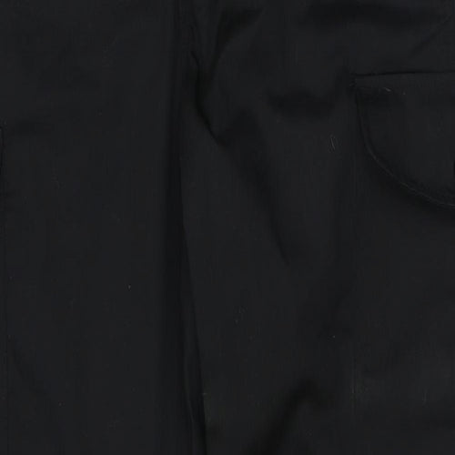 Aerotec Mens Black Polyester Cargo Trousers Size 34 in L31 in Regular - Workwear