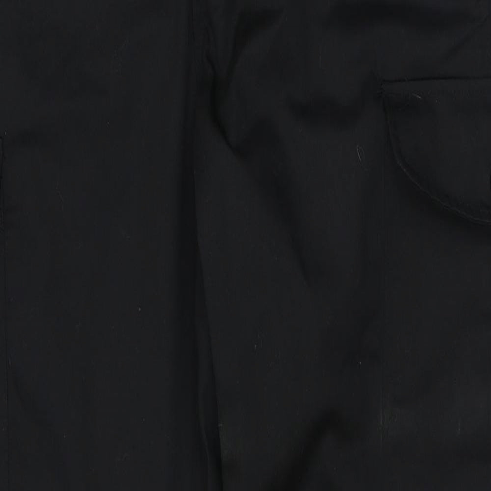 Aerotec Mens Black Polyester Cargo Trousers Size 34 in L31 in Regular - Workwear