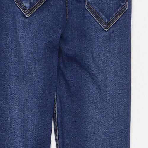 Denim & Co. Girls Blue Cotton Skinny Jeans Size 9-10 Years Regular