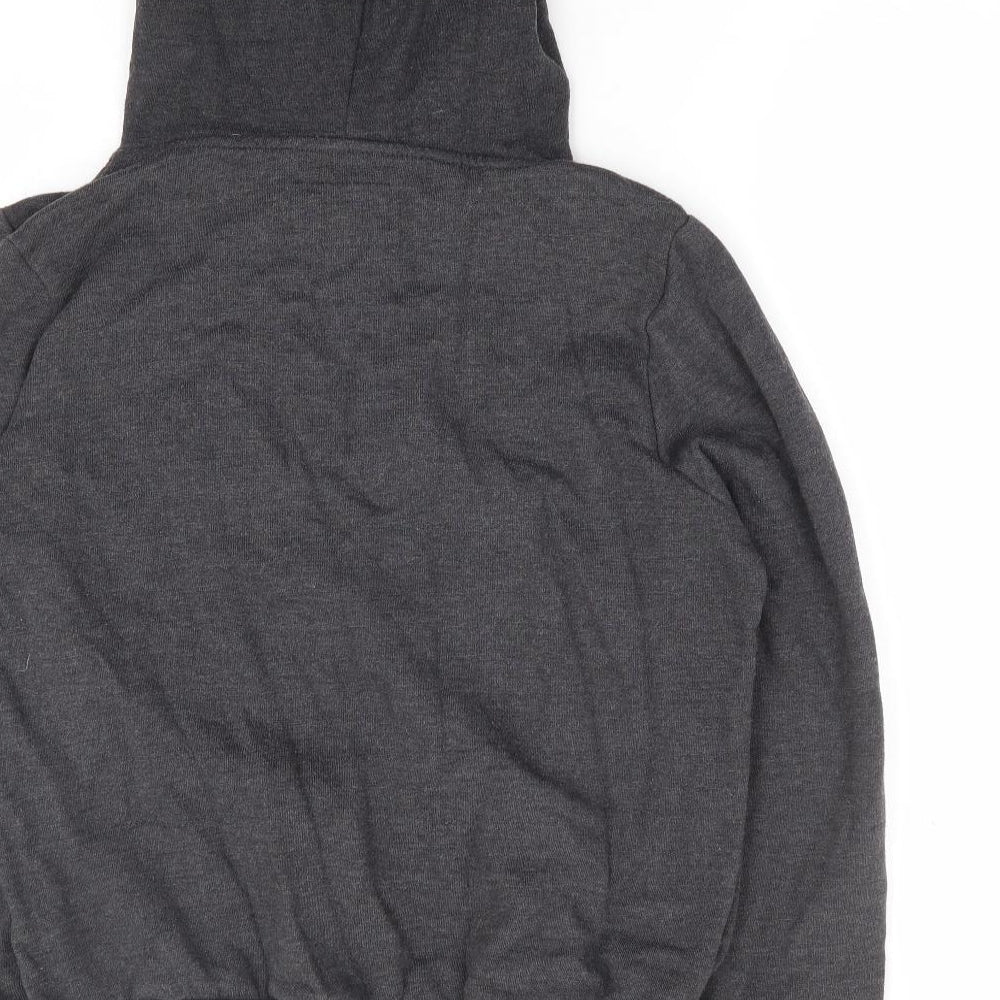 Primark Womens Grey Polyester Pullover Hoodie Size 14 Pullover