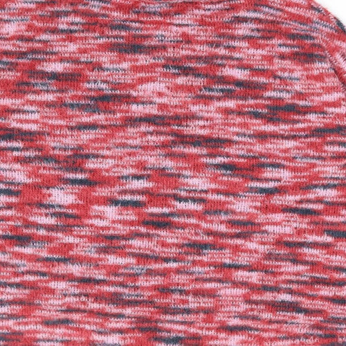 M&Co Womens Multicoloured Roll Neck Polyester Pullover Jumper Size 14