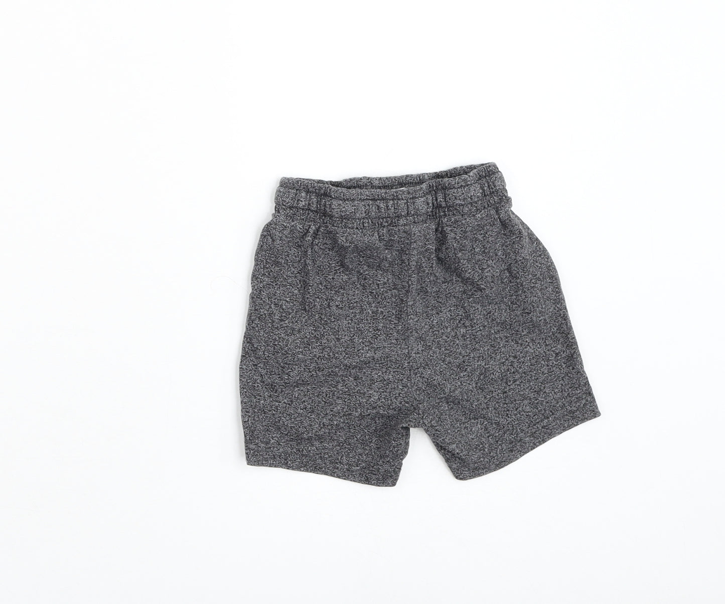 TU Boys Grey Cotton Sweat Shorts Size 2-3 Years Regular Drawstring