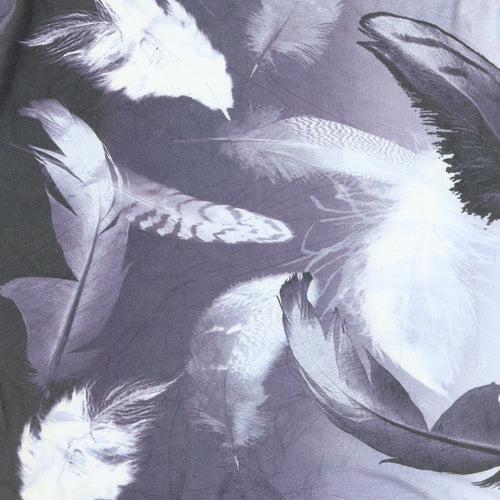 Phase Eight Womens Blue Round Neck Polyester Pullover Jumper Size M - Feather