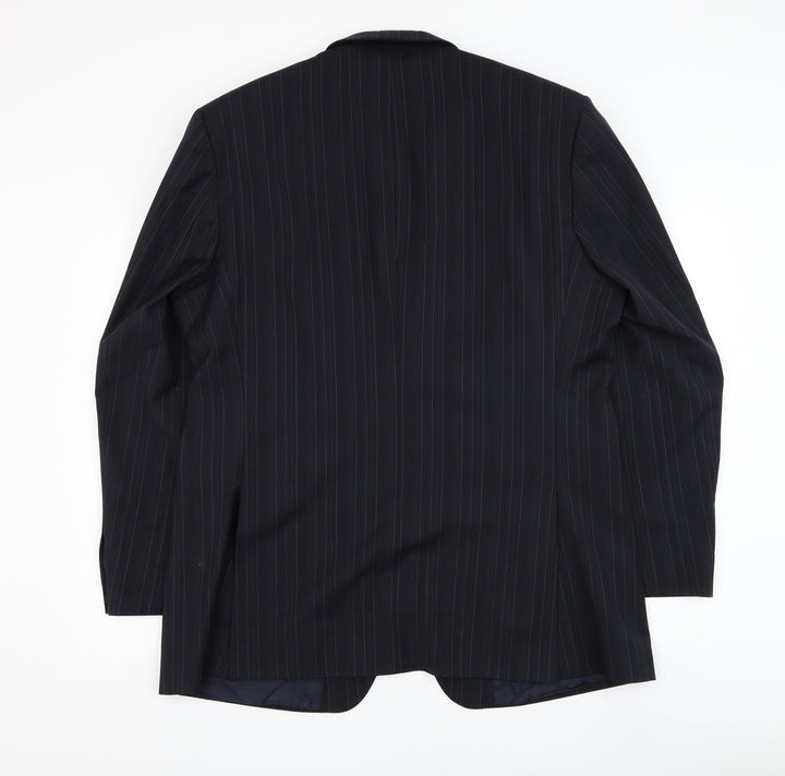 Marks and Spencer Mens Blue Wool Jacket Suit Jacket Size 36