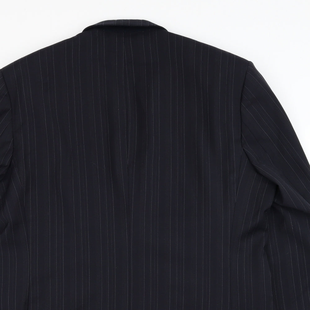 Marks and Spencer Mens Blue Wool Jacket Suit Jacket Size 36