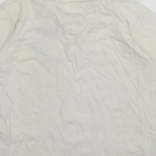Wales FA Boys White Cotton Basic Polo Size XL Collared - Wales