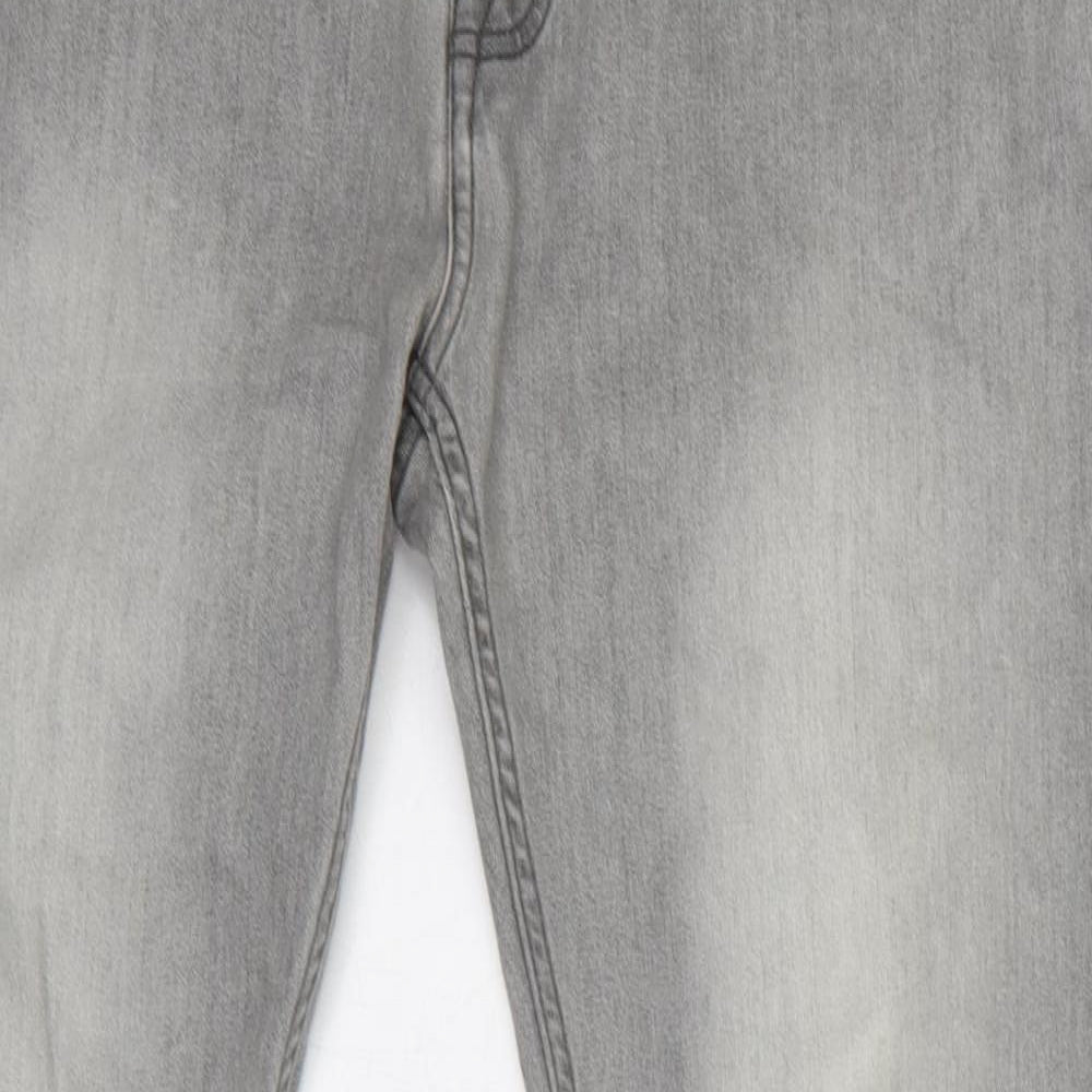 Denim & Co. Mens Grey Cotton Skinny Jeans Size 38 L32 in Regular
