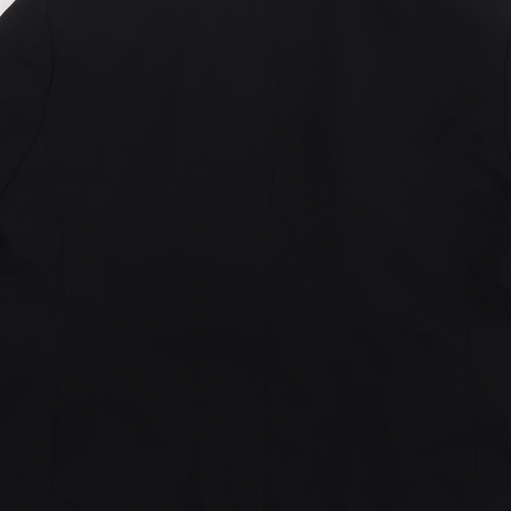 Papaya Womens Black Polyester Jacket Suit Jacket Size 20