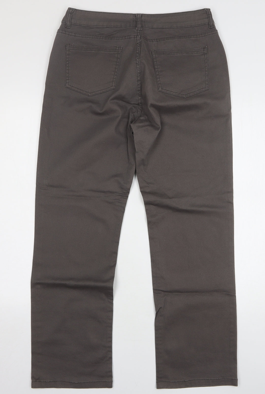 Minuet Womens Brown Cotton Straight Jeans Size 16 L30 in Regular