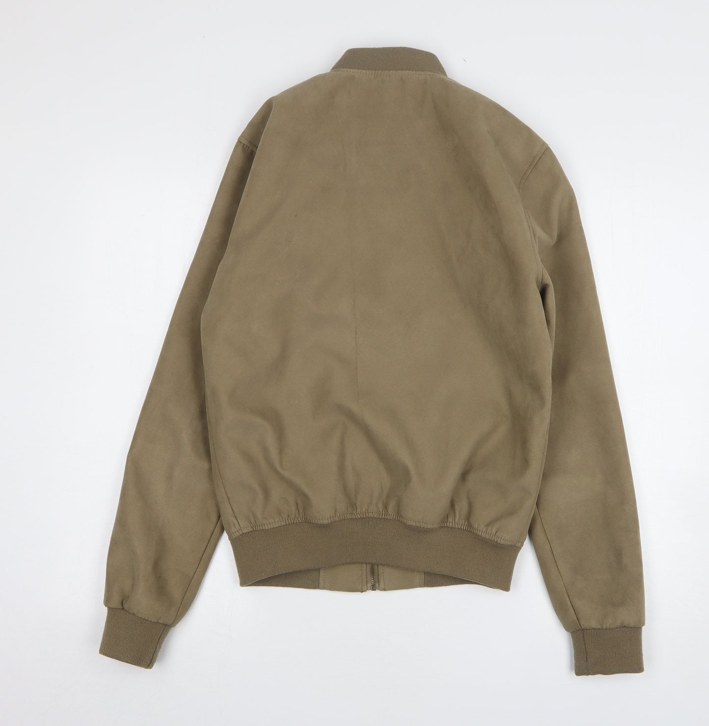 Primark Mens Brown Bomber Jacket Jacket Size XS