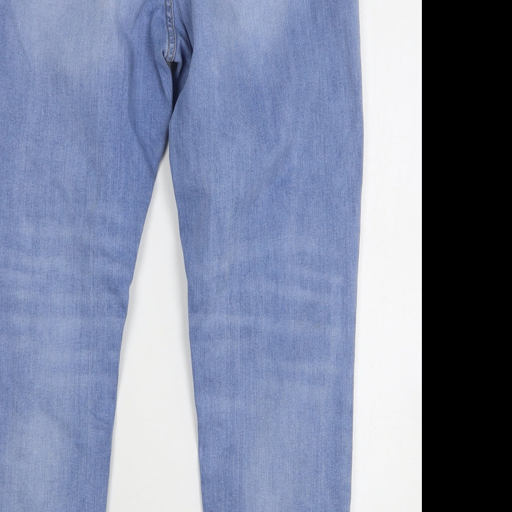 Denim & Co. Womens Blue Cotton Skinny Jeans Size 20 L28 in Regular