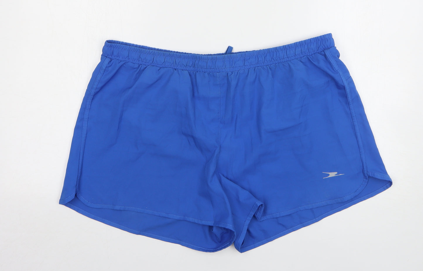 Crane Mens Blue Polyester Athletic Shorts Size 38 Regular
